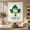Decorative Tapestry,Ireland Rugby Printed Wall Art, Lightweight Wall Hanging For Bedroom Background