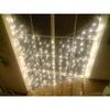 Guirlande lumineuse à led 3 m x 3 m ip44 étanche étoiles led rideau lumineux