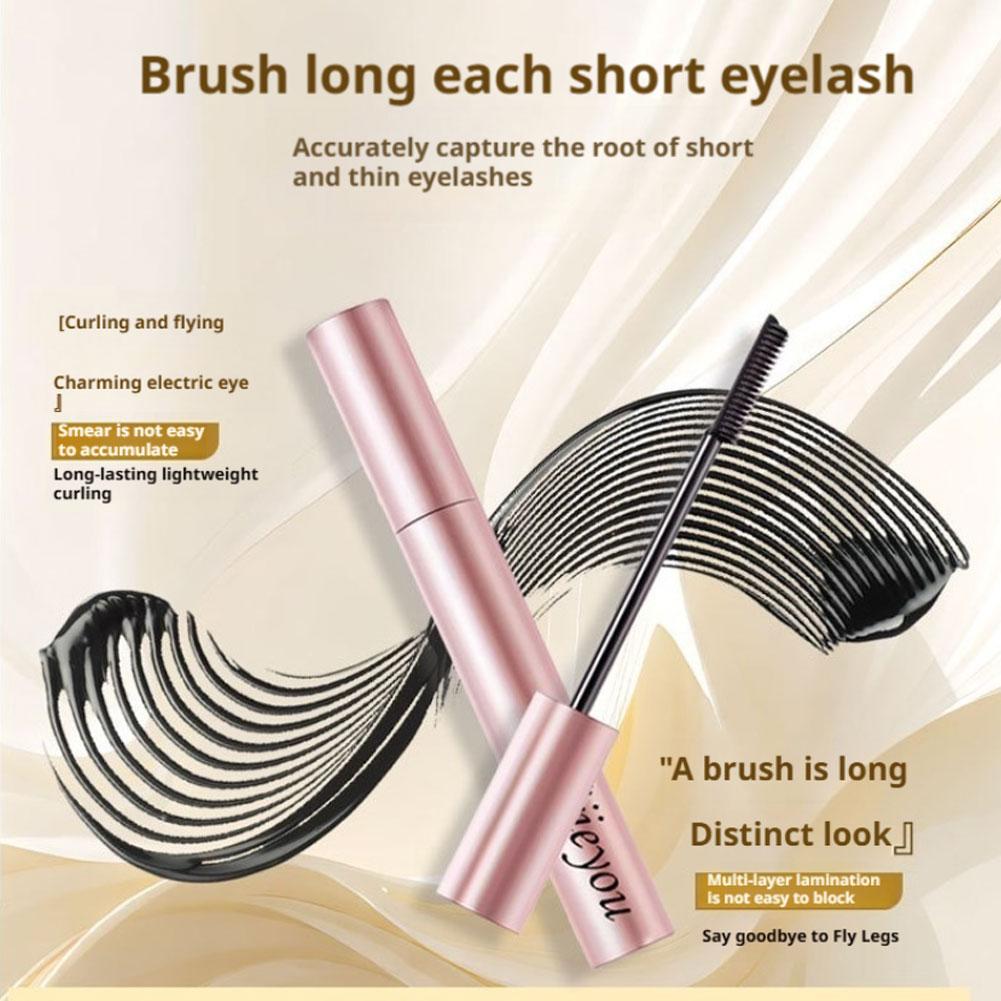 Mascara Waterproof And Sweat-proof Long-lasting Makeup Primer Eyelash Smudging And Thick No Lon W8L1