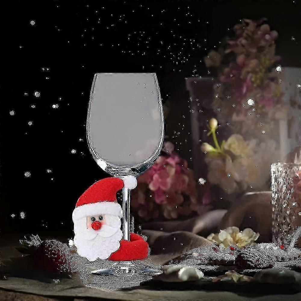 Christmas Cloth Wine Glass Cover Ornament