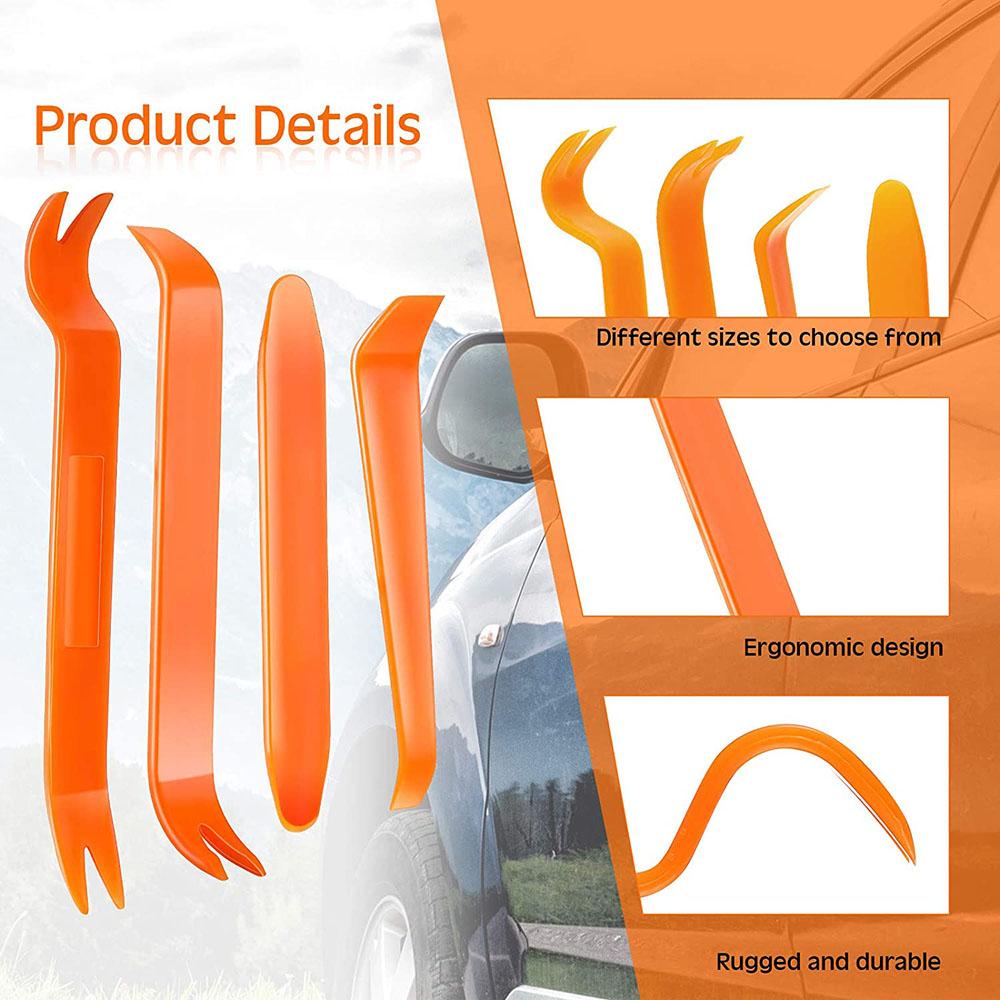 Auto Trim Removal Tool Car Door Trim Panel Tools Car Radio Audio Installer Pry Tool for Car Auto Door Clip Panel Crowbar Removal