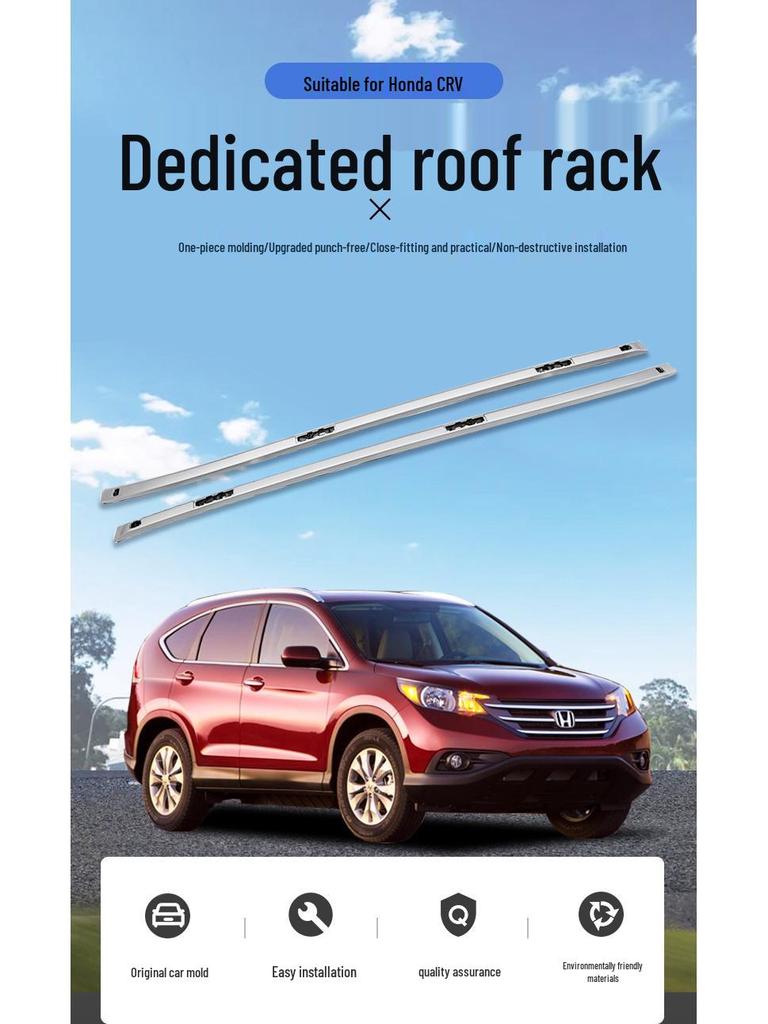 2012-2016 CRV Kunststoff-Dachgepäckträger mit anschraubbaren Gepäckträgerhalterungen