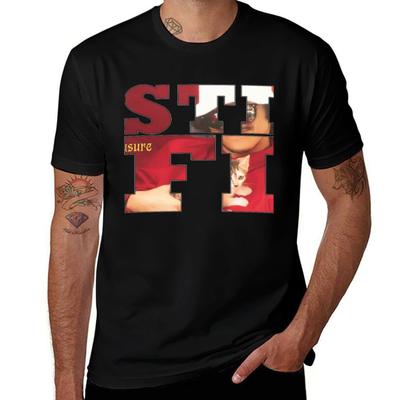 T-shirt Album Sticky Fingers Style Urbain Décontracté Manches Courtes