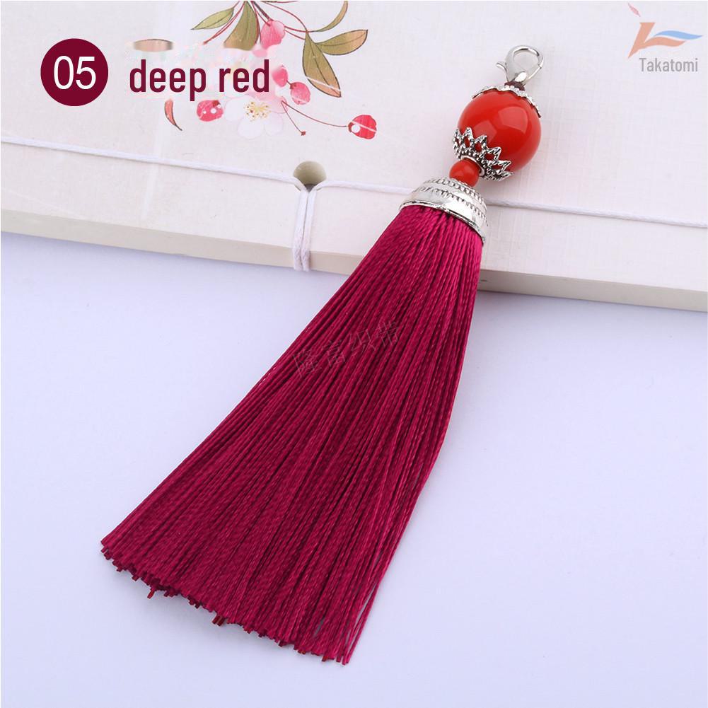 Ciucure Mediu de 8cm cu Închizătoare Tip Homar pentru Artizanat și Decorațiuni de Evantai