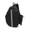 Tennis Sling Crossbody Backpack  Tennis Racket Bags For Women Men Suitable For Pickleball Tennis Badminton