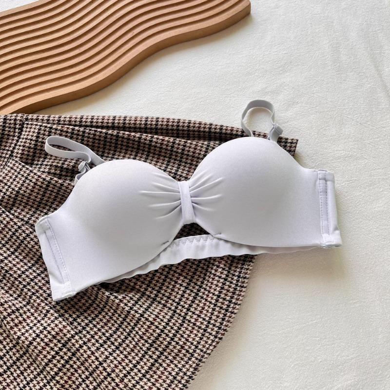 Women Feel Flat Chest Show Big Not Empty Cup Pure Desire No Underwire Small Chest Gathered Underwear