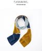 Women's Korean Style Cashmere Scarf - Contrasting Colors, Pure, Warm, and Versatile for Autumn/Winter