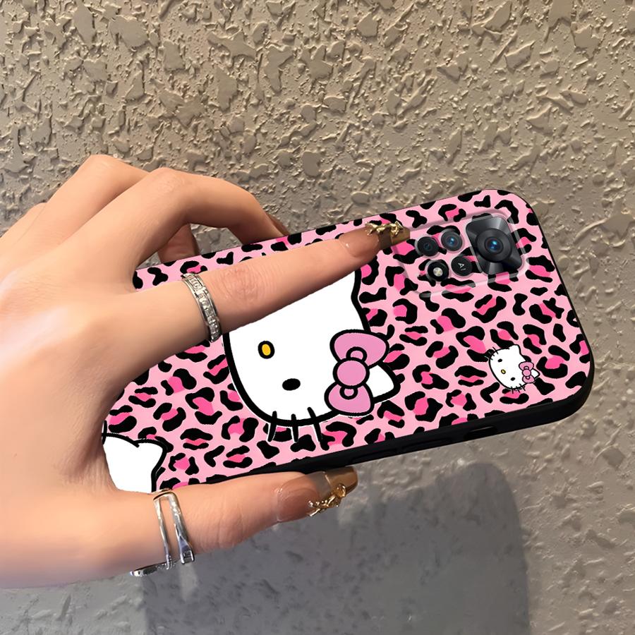 Leopard Hello K-Kittys Phone Cover Case for Xiaomi Redmi Note 14 12S A4 A5 10 12 11 Pro 11S 14C 13 Pro Plus A1 A2 A3 K40 K80 12C
