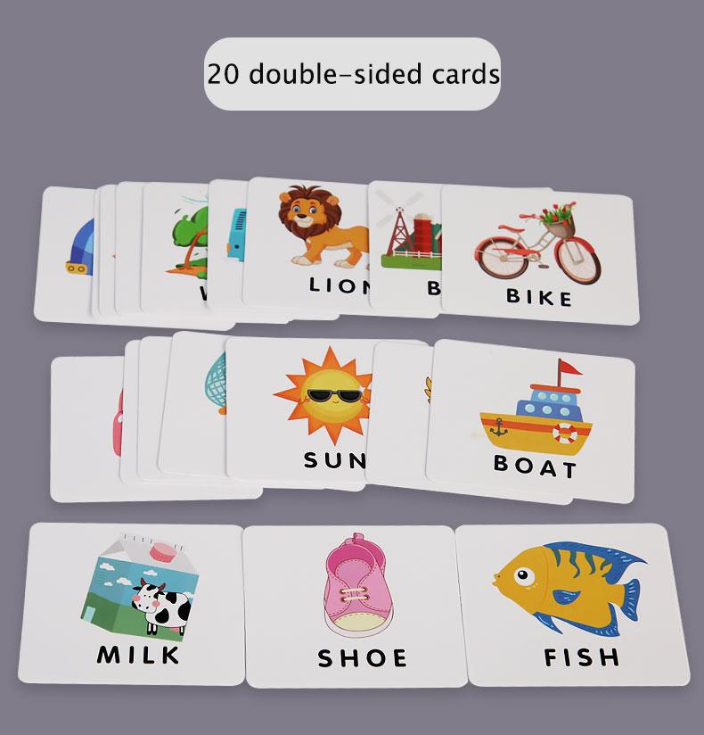 Children Magnetic English Letters Find Car Parking  Maze Learning Education Toys Color Matching Montessori Toys Wooden Toys