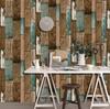 0.45*6m/Roll Vintage Wood 3D Self Adhesive Wallpaper for Walls Rolls Mural Contact Paper Home Decor
