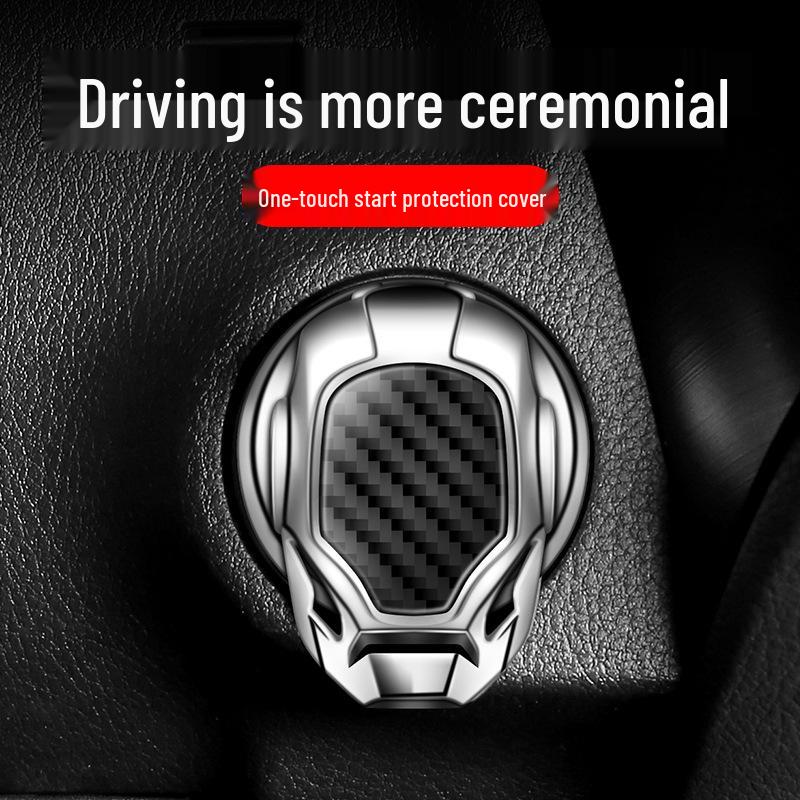 Универсальная металлическая декоративная крышка и кольцо для замка зажигания