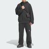 Adidas SS25 Sports Lifestyle Series Brand Logo Fashion Versatile Lace-Up Knitted Sports Pants Men Pants Carbon-Black JM8615