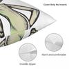 Paul The Alien Square Pillowcase Polyester Linen Velvet Pattern Zip Decorative Pillow Case Sofa Cushion Cover