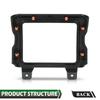 For 2018-2024 Jeep Wrangler JL 8.4" Touchscreen Radio Bezel Surround 6AB55TX7AB