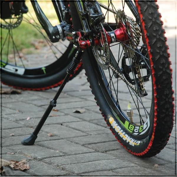 Mountain Bike Aluminum Alloy Kickstand With Adjustable Length For Parking And Maintenance
