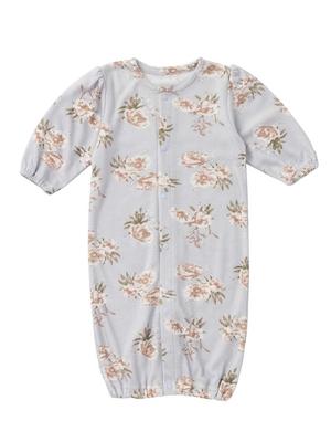 Baby Clothes for Smooth Combination Front Long for Can Be Coordinated with Parents and Size Sax X Print [ANGELIEBE] Newborns, 2-way All-over Dress,
