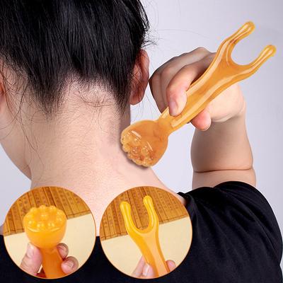 Triggerpunkt-Meridian-Schabestift für Augen/Nase/Ohren/Hals/Gesicht, Lotus-Körpermassagegerät, Stressabbau, entspannender Akupunkturpunktstift