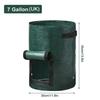 Garden Grow Bags 3/5/7/10 Gallon Potatoes Grow Bags Gardening Plant Growing Bags PE Fabric Carrot Vegetable Planter Container
