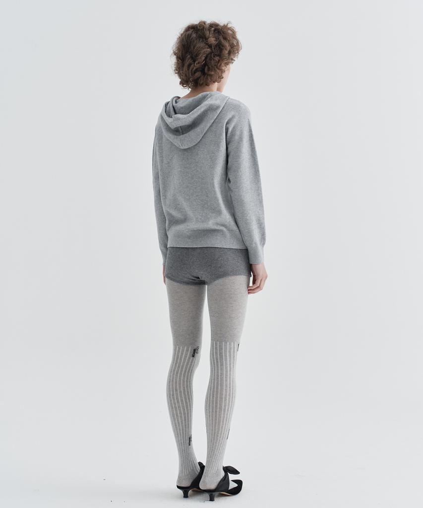 EZIO WOMEN W Essential Hoodie Knit_Grey