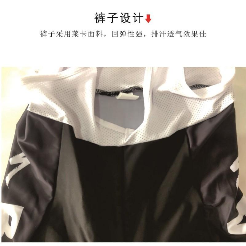 Quick-Dry Long Sleeve Cycling Jersey Set Men Women Road Bike Riding Gear