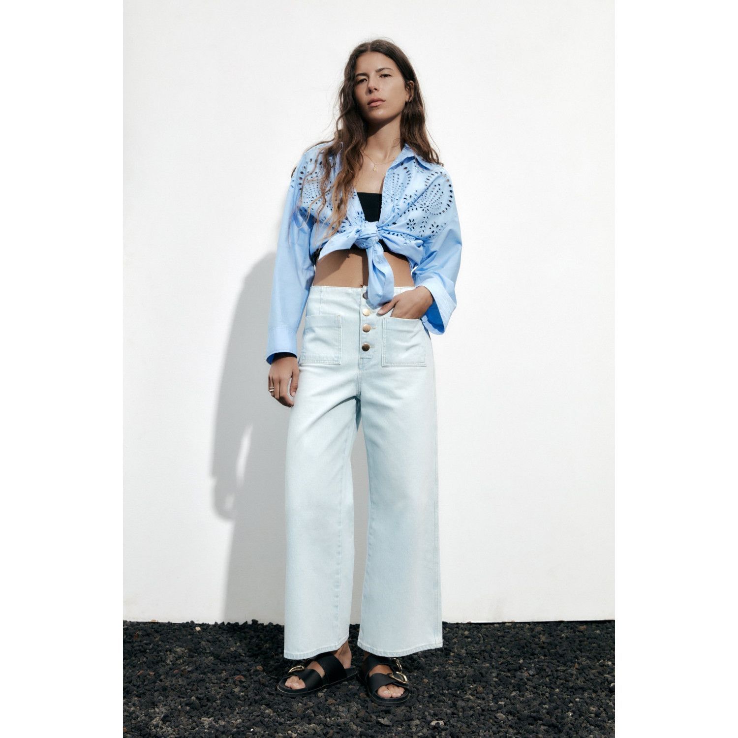 

Z1975 WIDE-LEG CROPPED JEANS
