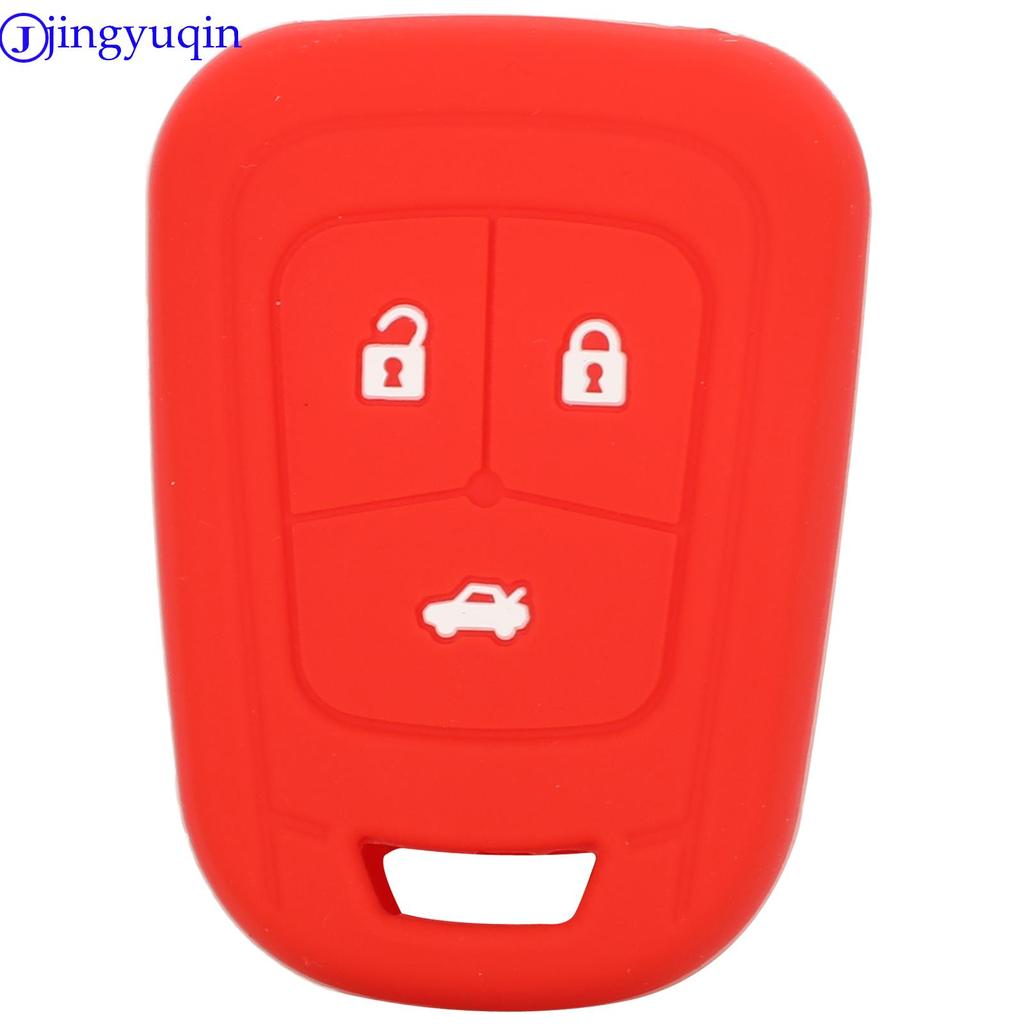 Jingyuqin 3 Buttons Remote Key Cover for Chevrolet Camaro Sonic Cruze Malibu Volt Spark Equinox Key Fob Case Car Accessories
