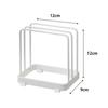 Yamazaki Cutting Board 12cm W X 9cm D X 12cm Cutting Board 2496 Stand, White, Approx. H, Plate, Storage,