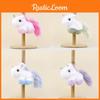Plush Unicorn Keychain Soft Stuffed Toy Backpack Charm With Pp Cotton Girls For
