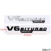 A Pair V6 BITURBO AMG Emblem Suitable For Mercedes Benz Body Leaf Panel Car Emblem Modification Side Emblem 4MATIC + Car Sticker IT0