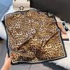 70x70cm Lightweight Silk-Look Square Scarf Women French Chic Hair Band Office Accessory Viscose 96%