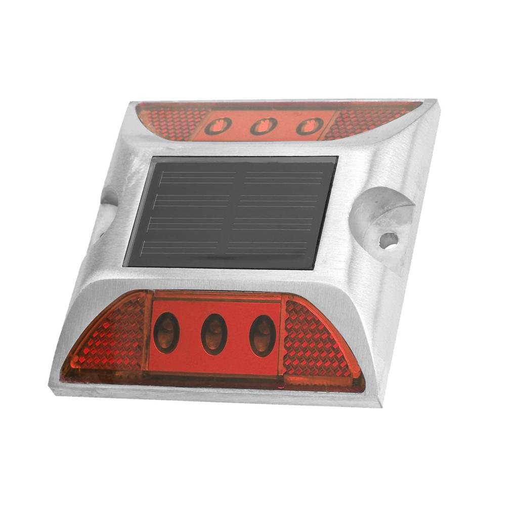 LED Solar Power Ground Marker Lights Waterproof Outdoor Driveway Road Highway Spike Lamp
