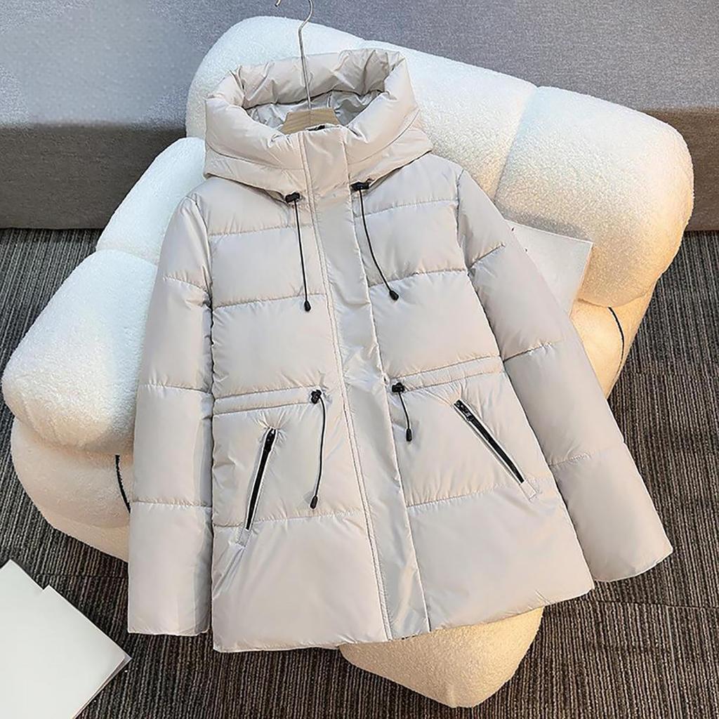 Women's Winter Warm Cotton Jacket Single Breasted Zipper Jacket