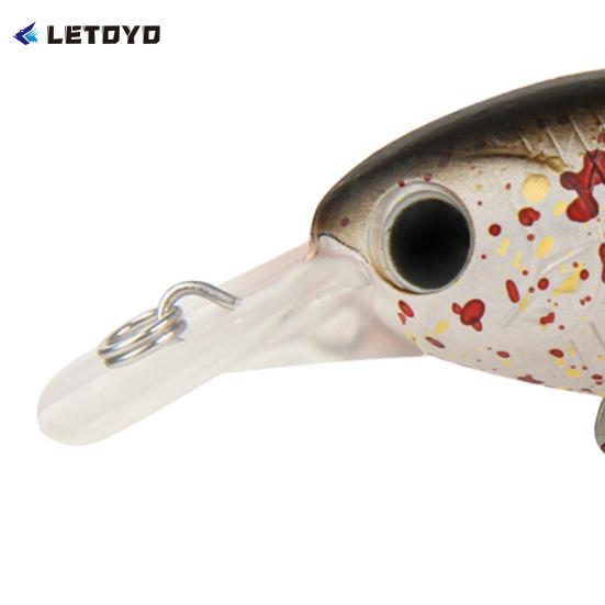 3.2g 5cm 3D Eyes Fishing Lure Simulated Shallow Diving  Slow Sink Artificial Hard Bait