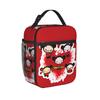 Cute Pucca And Garu Love Insulated Lunch Bag Large Meal Container Thermal Bag Tote Lunch Box Office Picnic Food Storage Bags