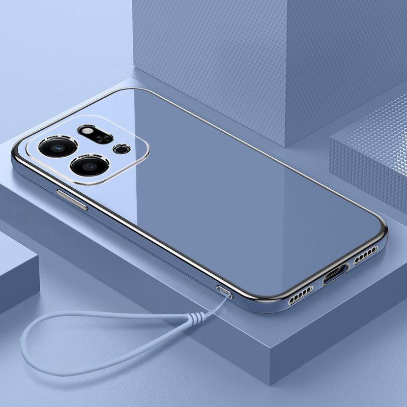 For Honor X7a Case Honor X7A Phone Case RKY-LX1 RKY-LX2 RKY-LX3 Case Luxury Square Plating Shockproof Back Cover