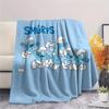 The Smurfs Flannel Blanket, High quality Comfortable for All Seasons, Home Decor, Warmth and Comfort