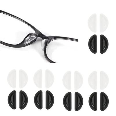 20 Paar/Set Transparente Brillen Nasenpads D-Form Aufklebbare Brillen Nasenpads Weicher Nasenhalter