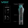 VGR Electric Hair Clipper Men's Oil Head Carving Electric Push Gradually Changing Color Metal Body 11000 RPM Hair Clipper V-997 Home Hair Trimming