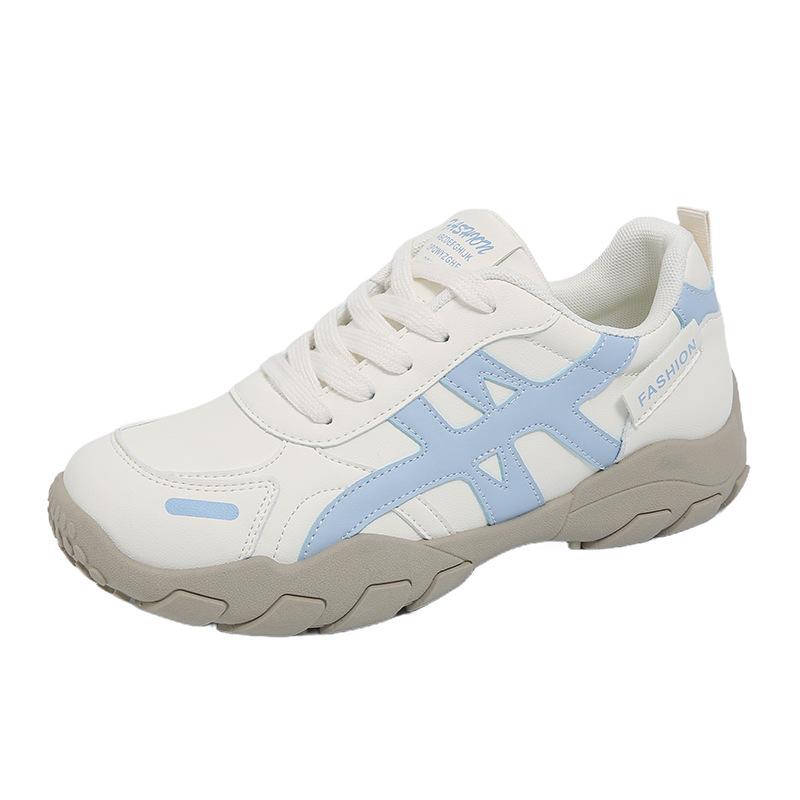 

White Deer same sports net shoes women s 2025 summer explosion thin soft-soled Forrest Gump shoes versatile dad casual shoes 40 небесно-голубой