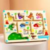 Montessori Magnetisk Fargesorteringsspill Maze Board Pen Moving Perle Games Trekontroll Sensorisk lek Pedagogiske leker for barn