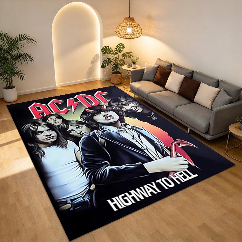 Highway Hell Living Room Nonslip Area Rug Soft Carpet For Bedroom Game Playroom Sofa Office Home Decor Doormat Christmas Gift C926689
