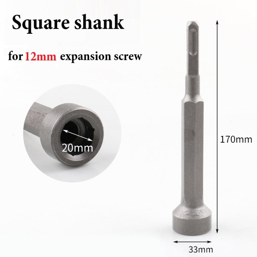 Expansion Anchor Socket Tool Rotary Hammer Dual-Function Tool 40Cr Steel Construction Precise Hammering Action
