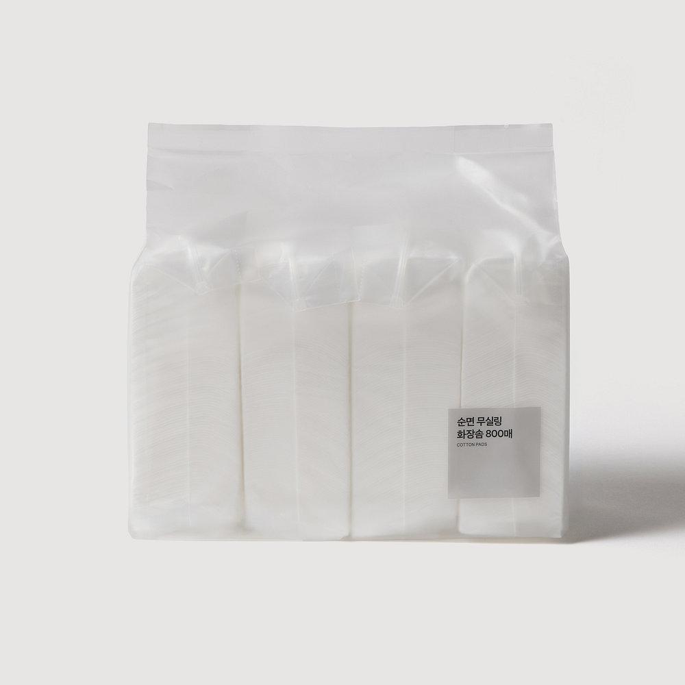 800 Pure Cotton Seal-Free Cotton Pads