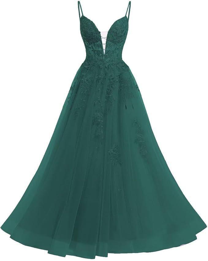 Evening Dress French Suspender Long Lace Fluffy Ball Dress Back Strap Dress Long Dress