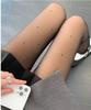 Wrapped Yarn Printed Butterfly Black Skin Bare Legs Autumn And Winter Artifact Warm Fake Meat Sexy Autumn Stockings Pantyhose