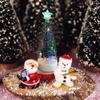 Green Christmas Tree Night Light Mini Artificial Xmas Trees Ornaments  Party Favors
