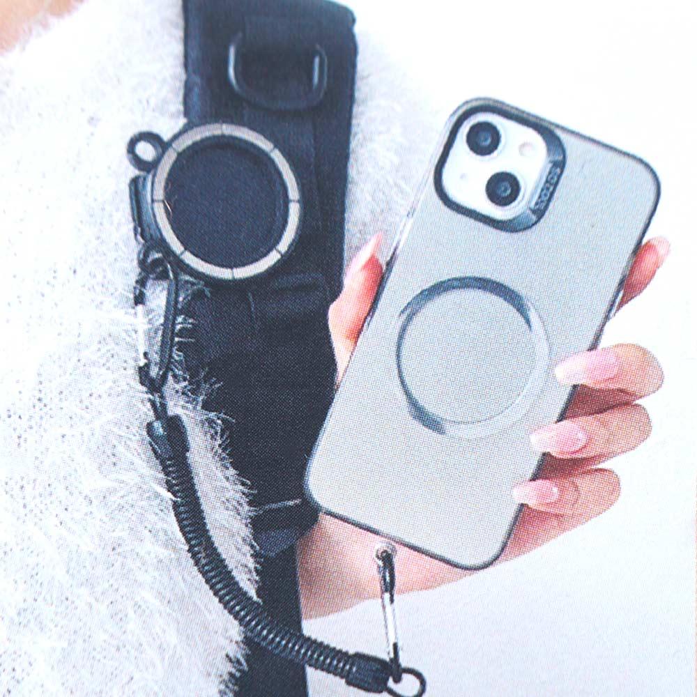 Metal Hook Magnetic Phone Holder Free Hands Phone Backpack Clip  Outdoor Live