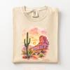 Arizona Wüstenhemd und Kinder-T-Shirt, Aquarell-Saguaro-Kaktus Comfort Colors T-Shirt, Südwest-Sonnenuntergang Reise-Geschenk