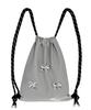 Other-Worldly Silver Ribbon Gym Sack [Grey]