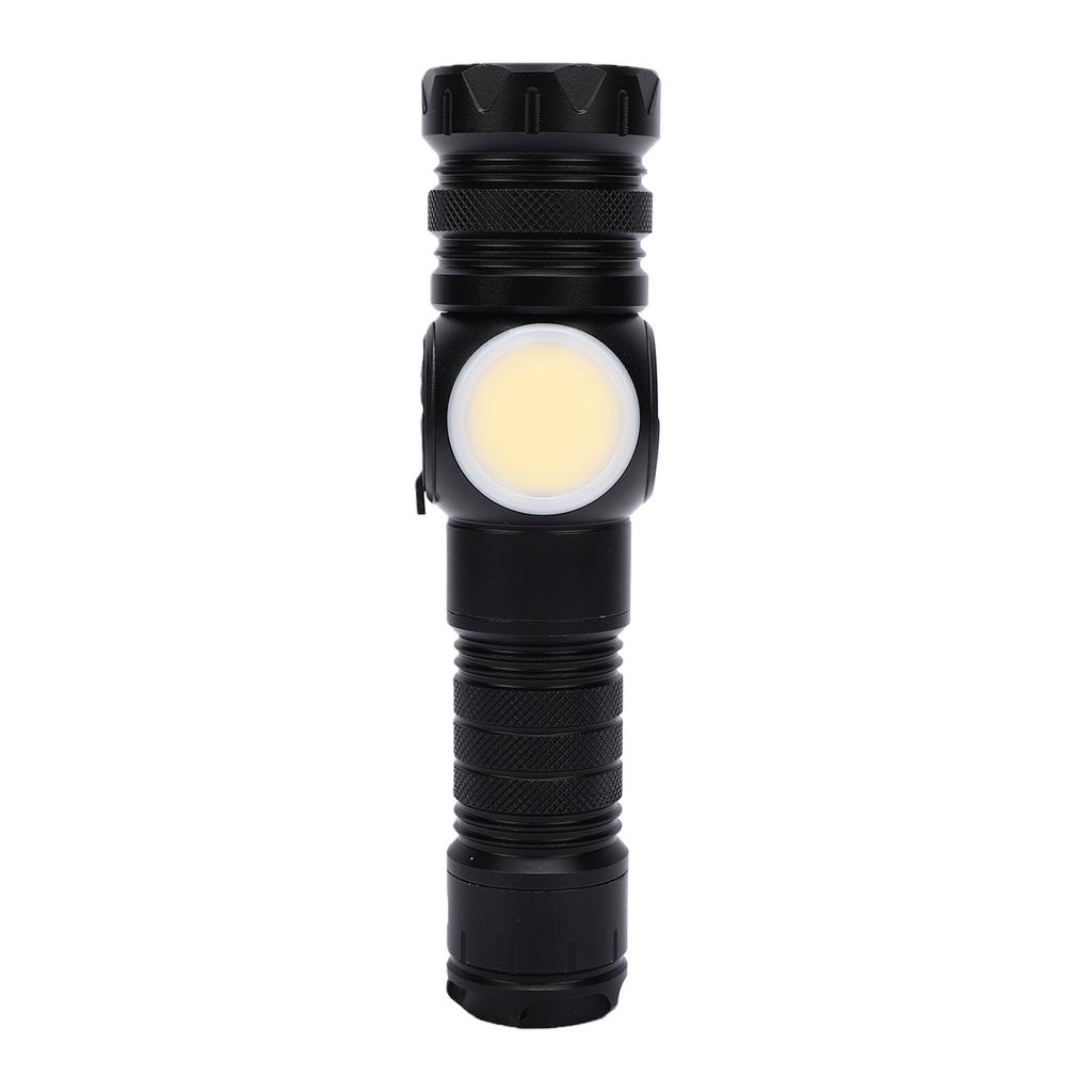 Super Bright Flashlight Rechargeable IPX7 Water Proof Telescopic Zoom Handheld Flashlight with Magnetic Base 9 Modes